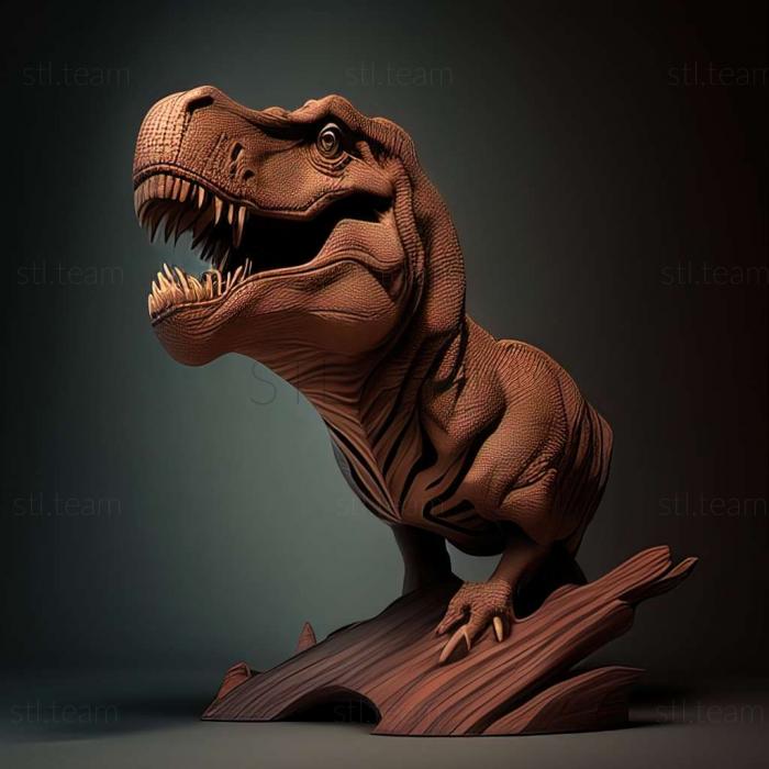 3D модель Тиранозавр ex (STL)